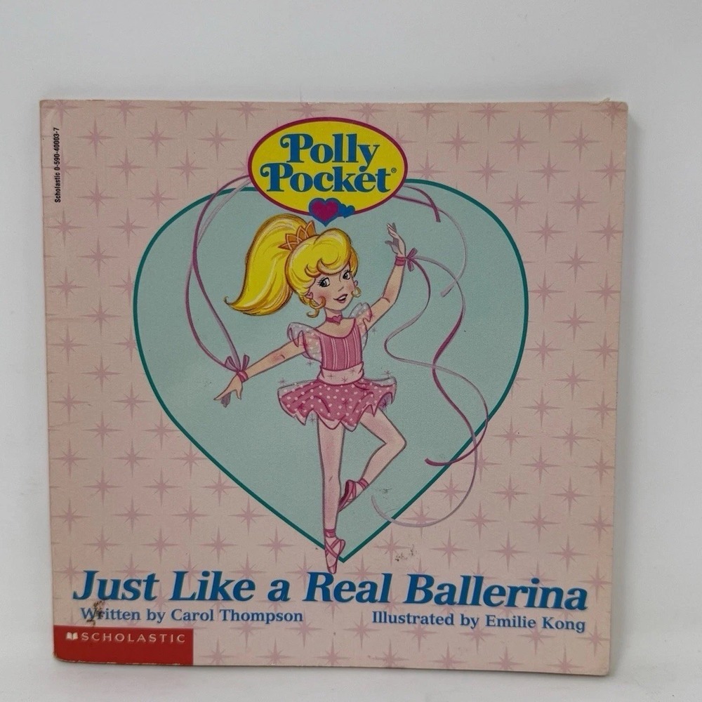 Polly Pocket: Just Like a Real Ballerina Paperback Book